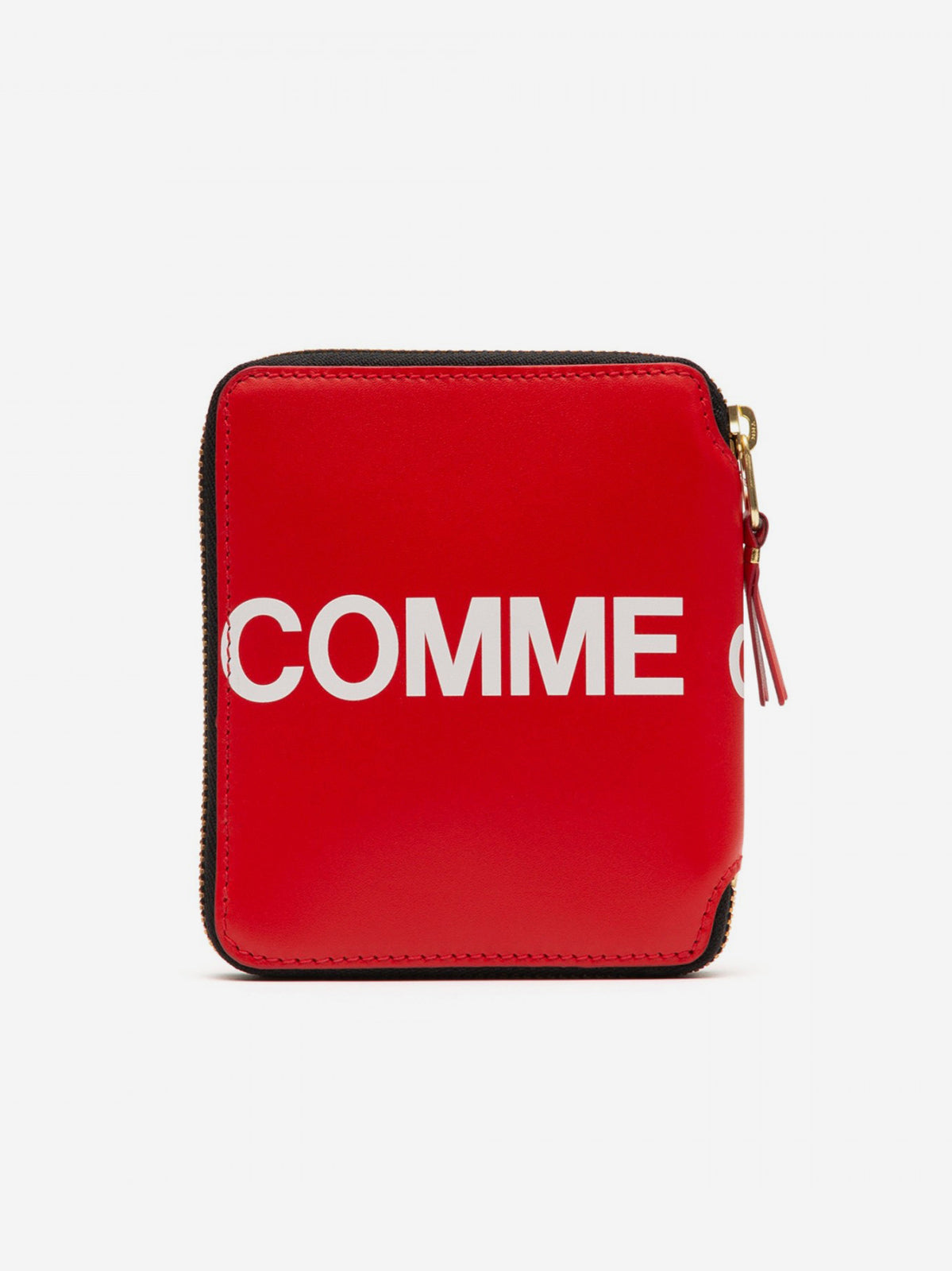 COMME DES GARCONS WALLET Huge Logo Portafogli Rosso Urbanstaroma