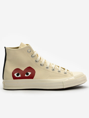 COMME DES GARCONS PLAY CDG PLAY Chuck 70 High Sneakers 150205C Urbanstaroma