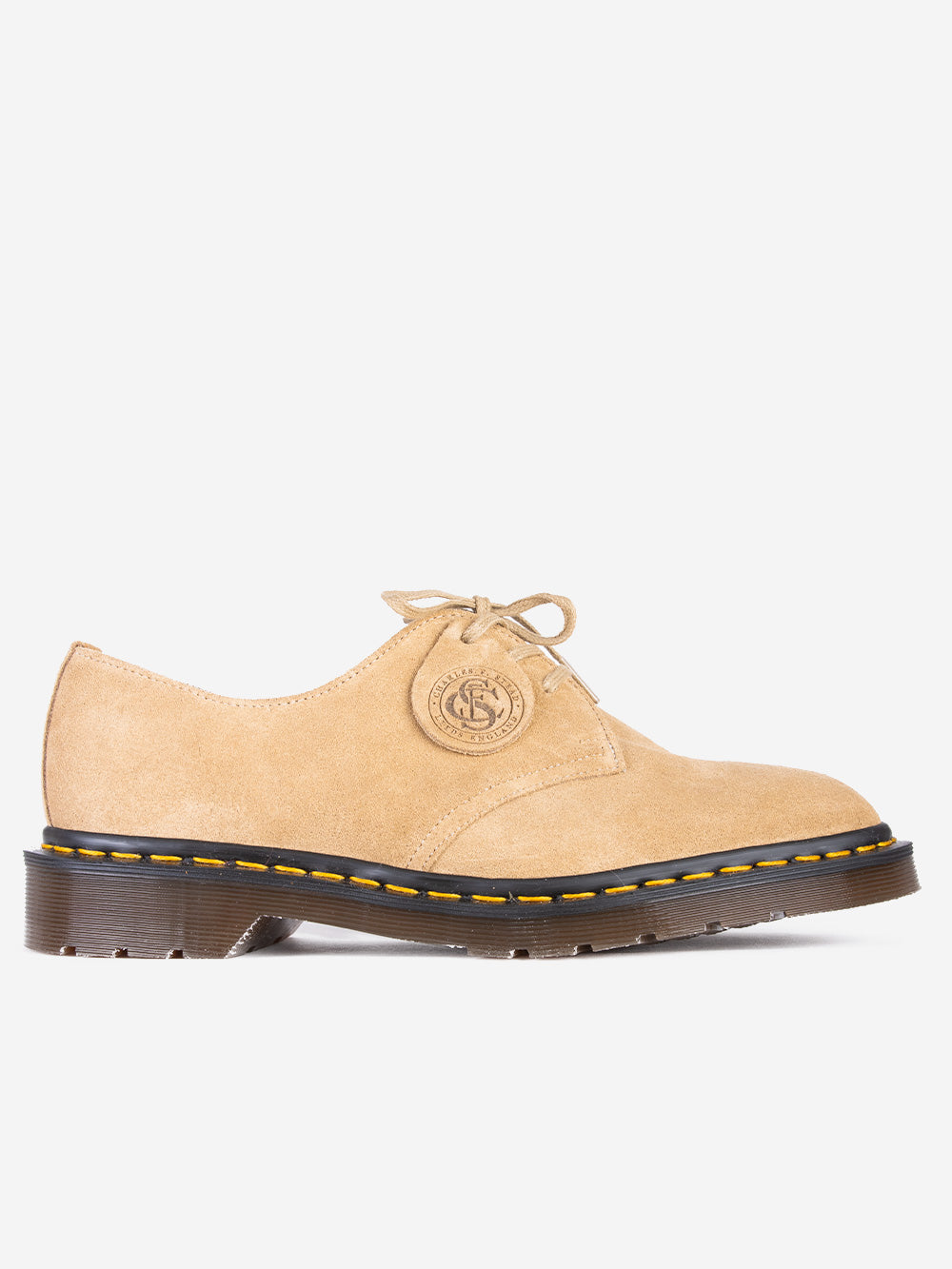 DR. MARTENS 1461 Stringate in suede Beige Urbanstaroma