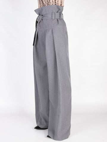 High-waisted trousers