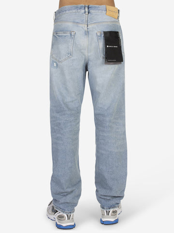 P011 Mid Rise Straight Leg Jeans