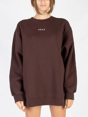 Felpa oversize Uma con logo