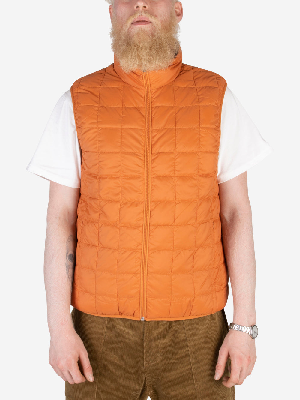 TAION Gilet imbottito reversibile arancione Urbanstaroma