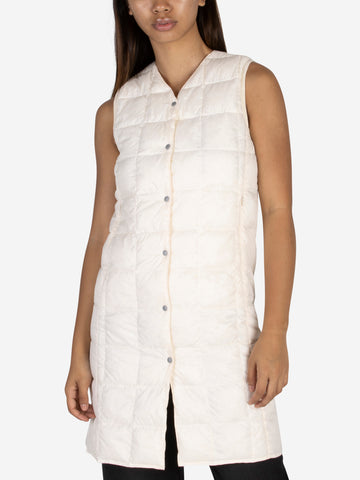 Gilet lungo con imbottitura