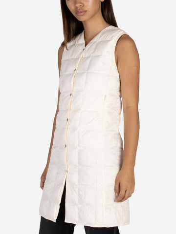 Gilet lungo con imbottitura