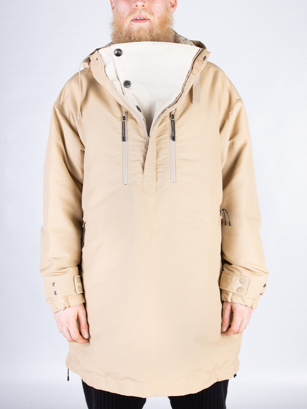 WHITE MOUNTAINEERING WMBC x TAION Down Anorak Beige Urbanstaroma