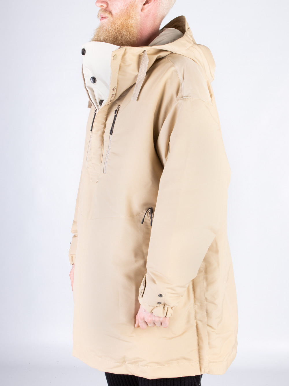 WHITE MOUNTAINEERING WMBC x TAION Down Anorak Beige Urbanstaroma