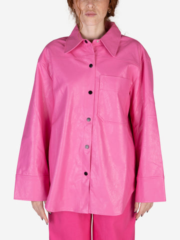 BAUM UND PFERDGARTEN Camicia Bahina in pelle sintetica Rosa