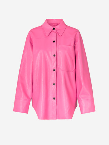 BAUM UND PFERDGARTEN Camicia Bahina in pelle sintetica Rosa