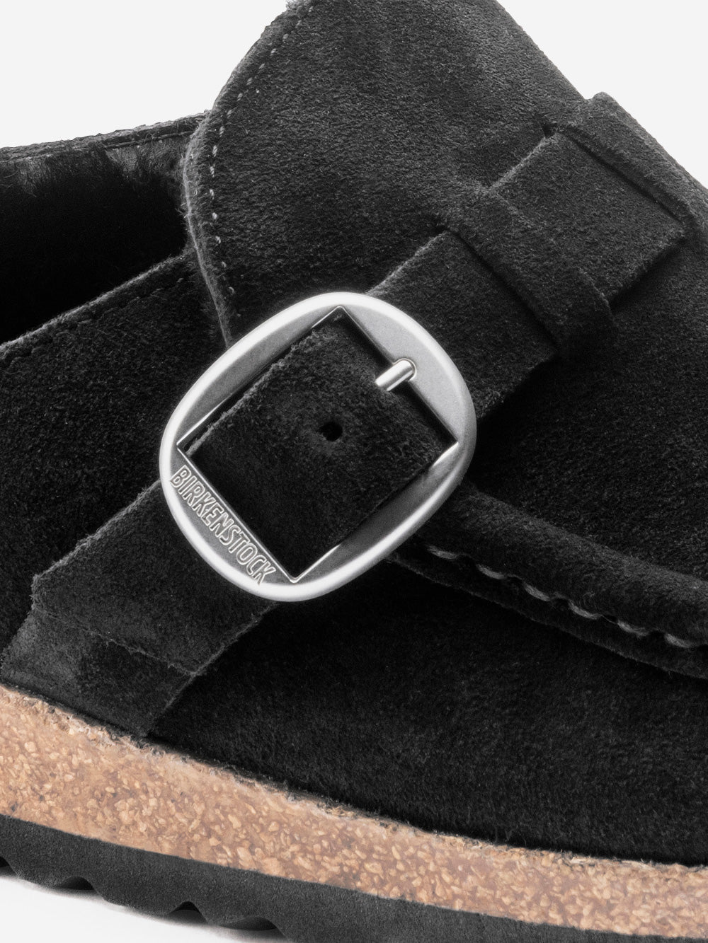 BIRKENSTOCK Sandali Buckley in suede Nero Urbanstaroma