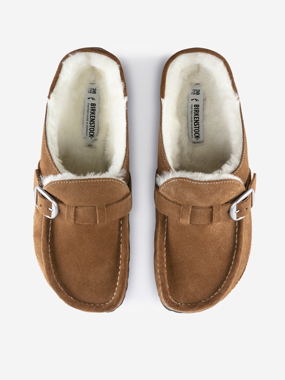 BIRKENSTOCK Sandali Buckley in suede Marrone Urbanstaroma