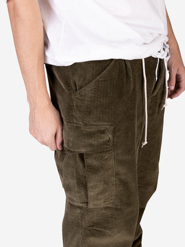 Pantaloni Cargo C in corduroy