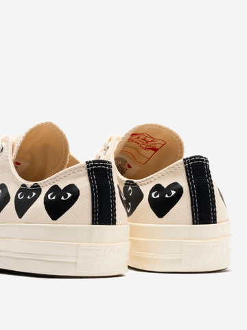 CDG PLAY x CONVERSE Multi Heart Low