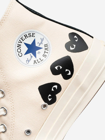 CDG PLAY x CONVERSE Multi Heart High