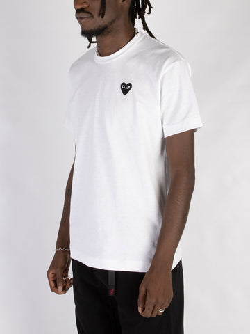 T-shirt Mini Heart in cotone bianco