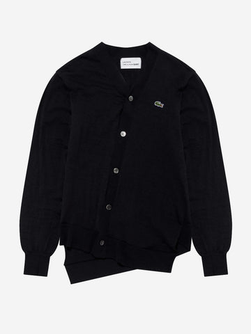 COMME DES GARCONS SHIRT LACOSTE x CDG Cardigan Nero