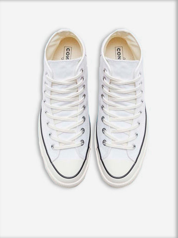 CONVERSE Chuck 70 Hi Vintage Canvas Sneakers Bianco