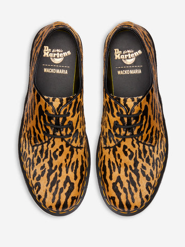 DR. MARTENS 1461 Wacko Maria Stringate in pelle Camel