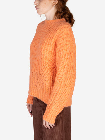 Pull Egypt en laine mélangée orange