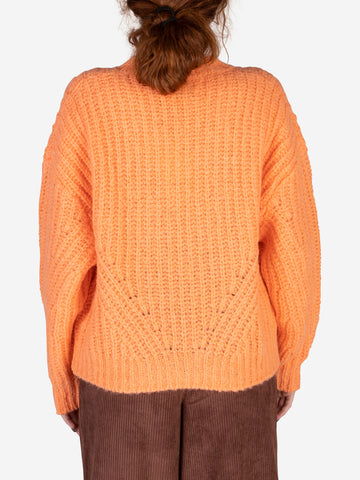 Pull Egypt en laine mélangée orange