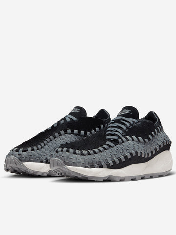 W Air Footscape Woven "Black Smoke" Sneakers