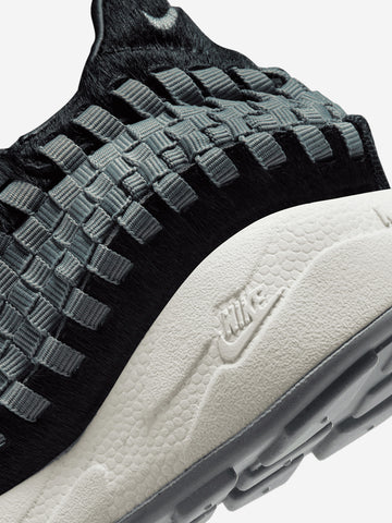 W Air Footscape Woven "Black Smoke" Sneakers