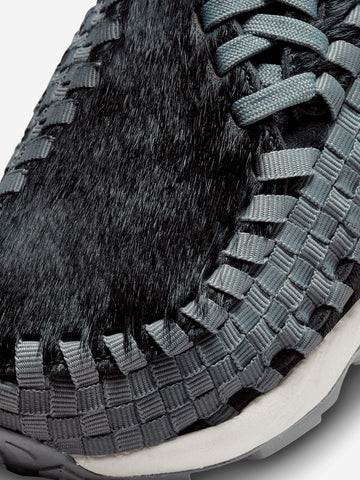 W Air Footscape Woven "Black Smoke" Sneakers