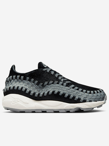 W Air Footscape Woven "Black Smoke" Sneakers