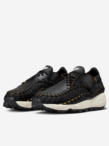 W Air Footscape Woven 'Black Croc' Sneakers