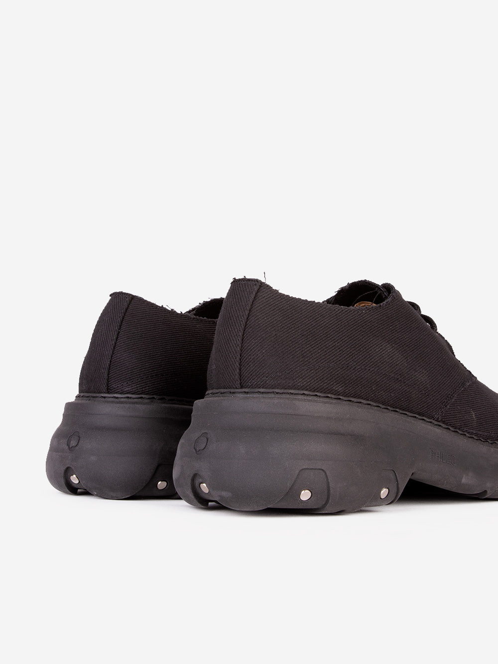 PHILEO Derby in canvas Nero Urbanstaroma