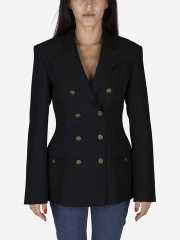 Blazer lungo doppiopetto