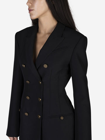 Blazer lungo doppiopetto