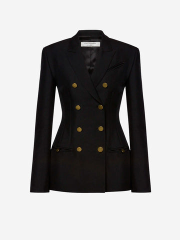 Blazer lungo doppiopetto