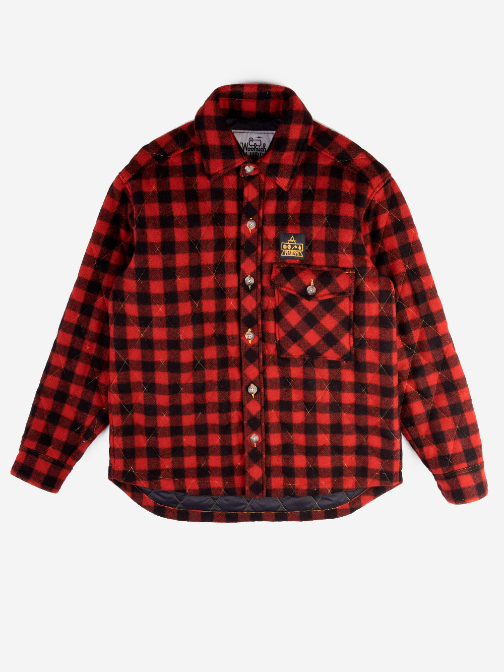 PHIPPS Woolrich x Phipps Camicia in lana Rosso Urbanstaroma