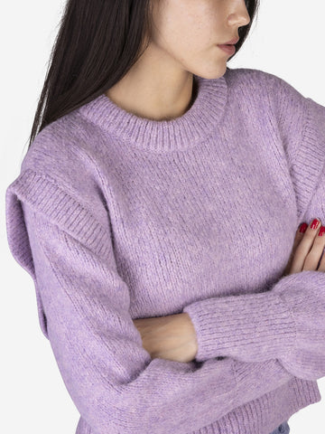 Sweater with ruffles