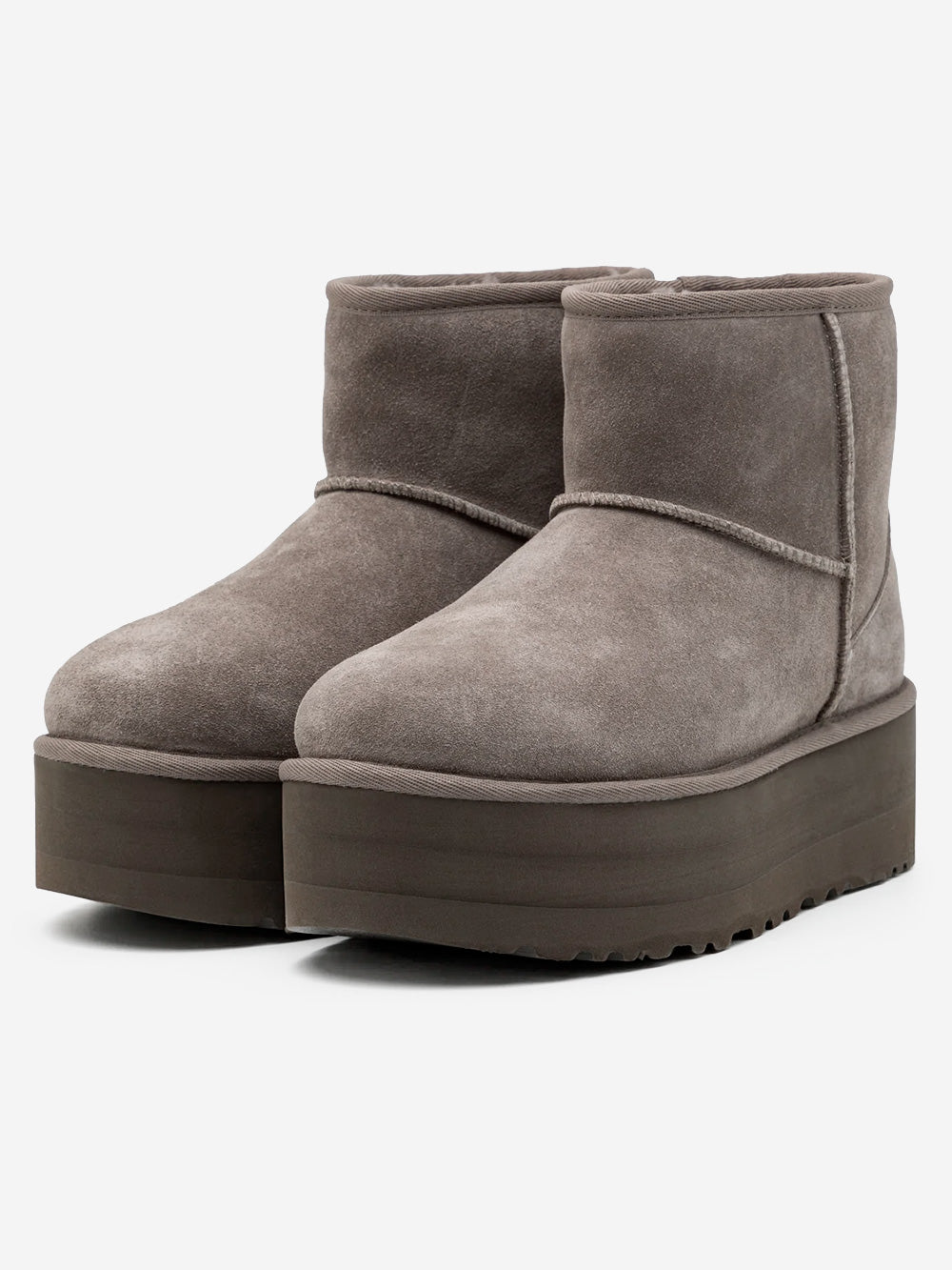 UGG Stivaletti W Classic Mini Platform Grigio Urbanstaroma