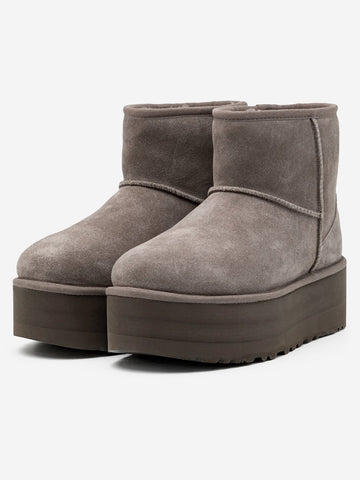 UGG Stivaletti W Classic Mini Platform Grigio