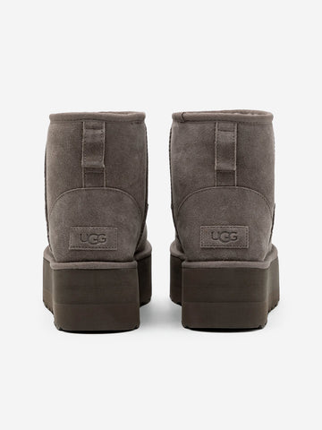 UGG Stivaletti W Classic Mini Platform Grigio