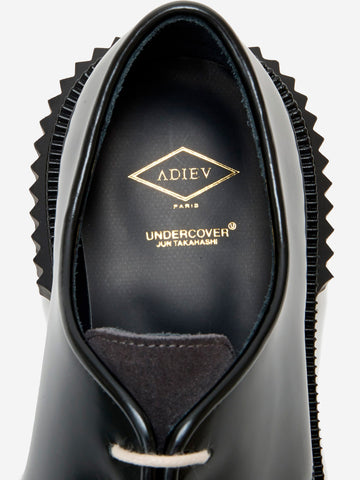 UNDERCOVER ADIEU x UNDERCOVER Stringate in pelle Nero