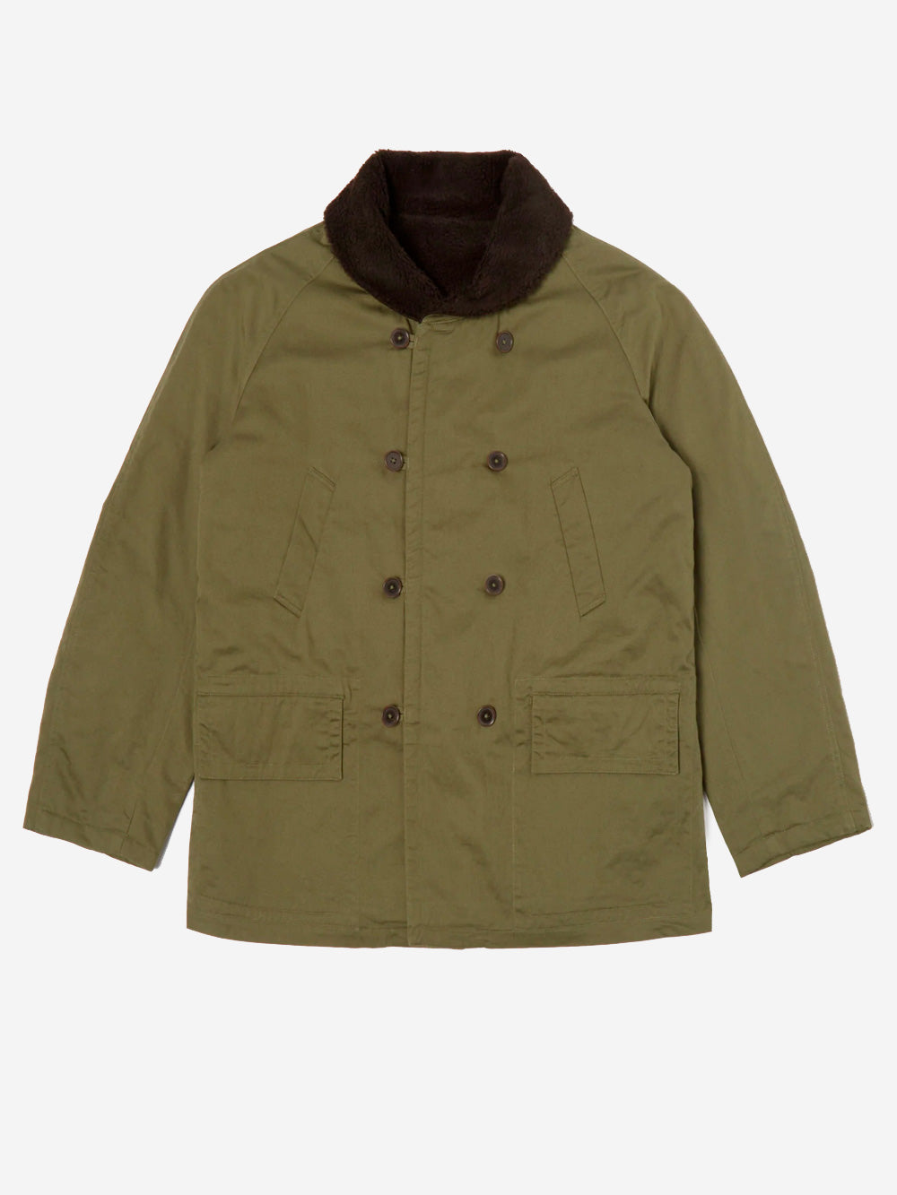 UNIVERSAL WORKS Parka reversibile Mackinaw Verde Urbanstaroma