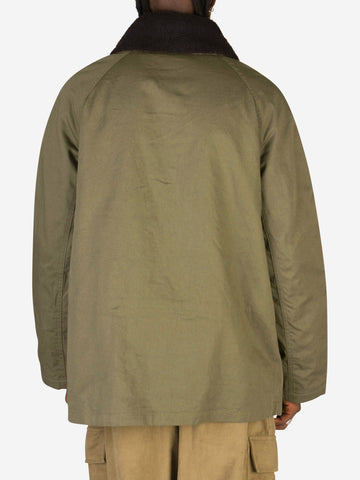 UNIVERSAL WORKS Parka reversibile Mackinaw Verde