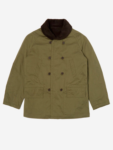 UNIVERSAL WORKS Parka reversibile Mackinaw Verde