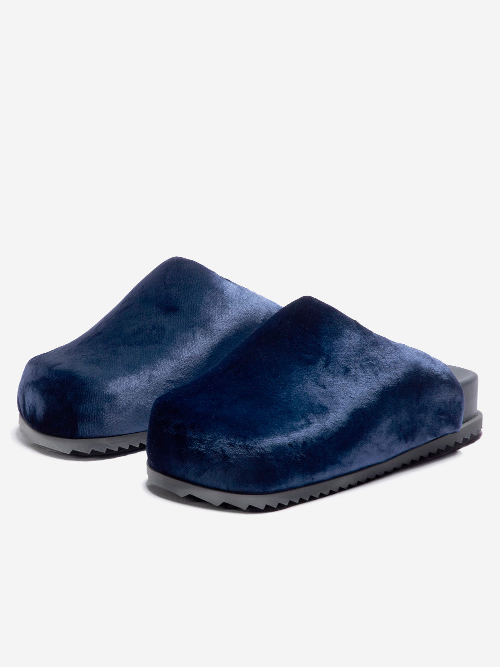 YUME YUME Truck Slide in pelle vegan e velluto Blu Urbanstaroma