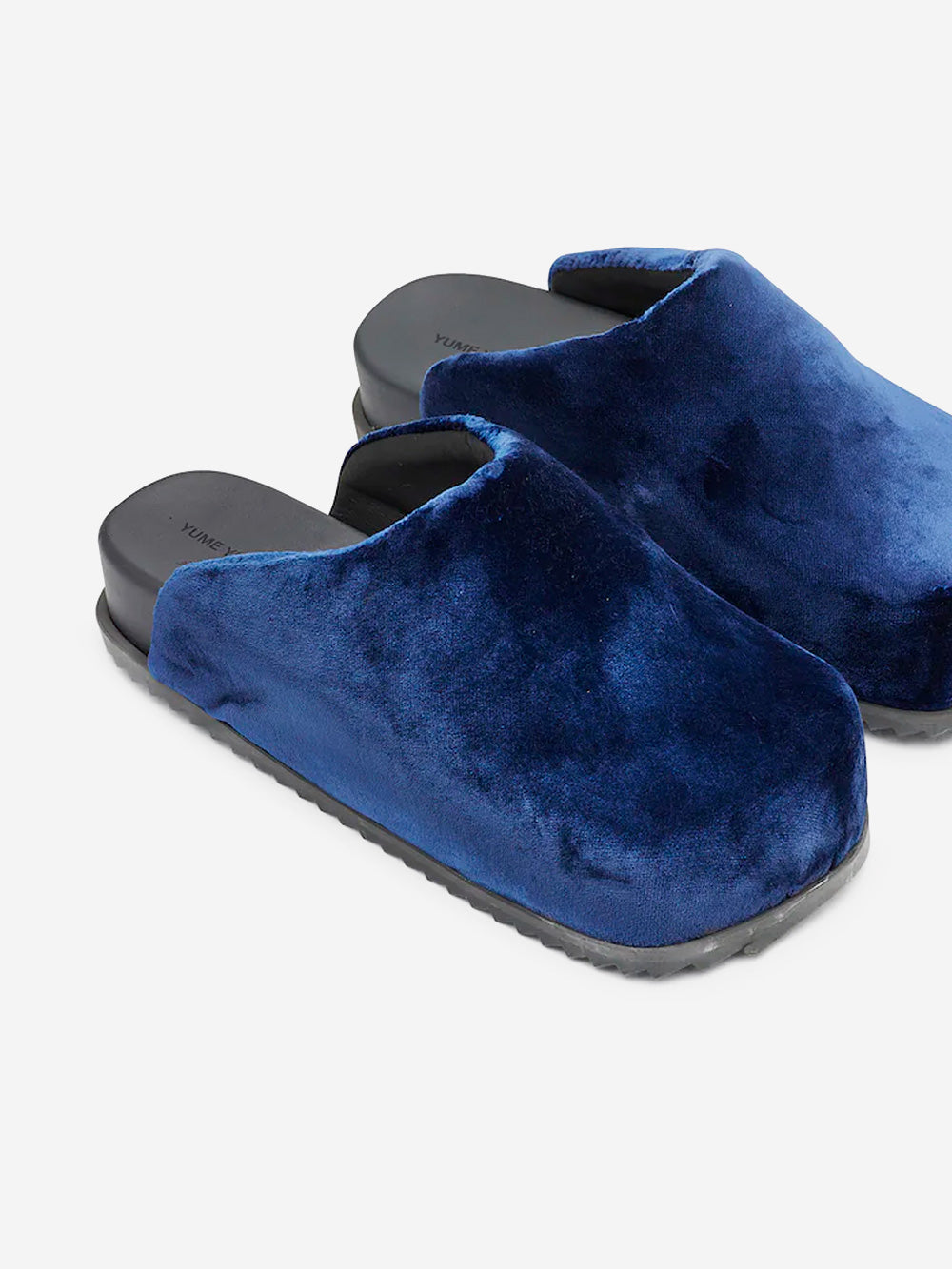 YUME YUME Truck Slide in pelle vegan e velluto Blu Urbanstaroma