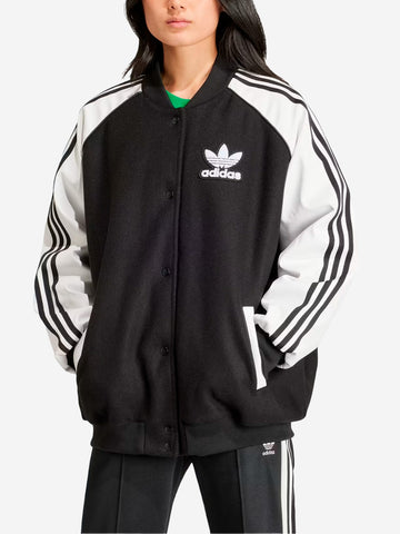 ADIDAS ORIGINALS W Giacca college SST nera e bianca Nero