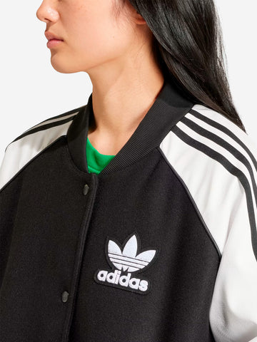 ADIDAS ORIGINALS W Giacca college SST nera e bianca Nero