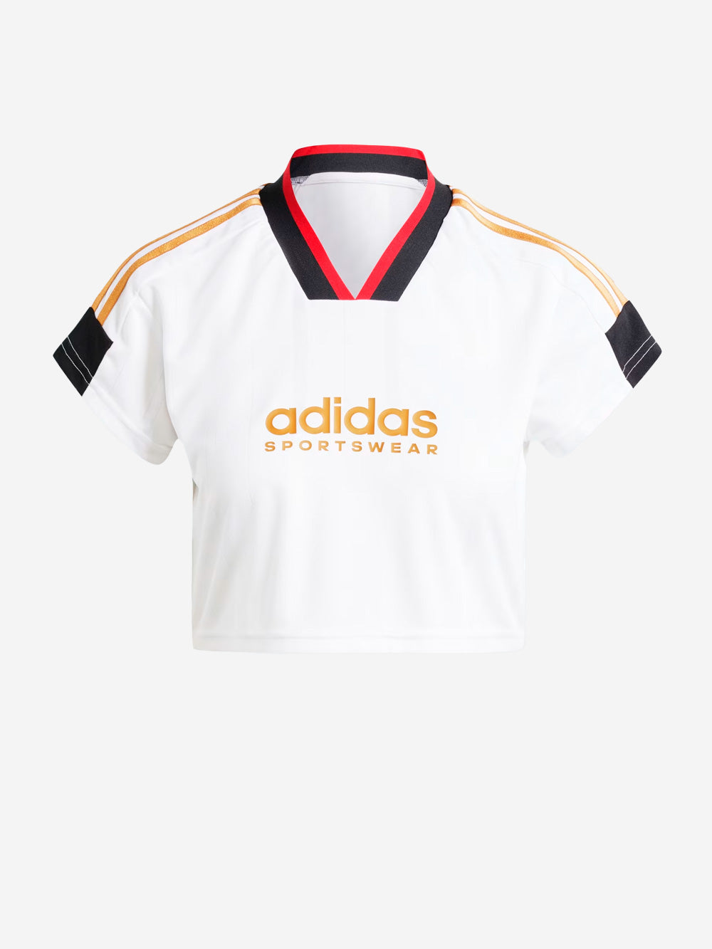 ADIDAS ORIGINALS W Crop top football bianca Bianco Urbanstaroma