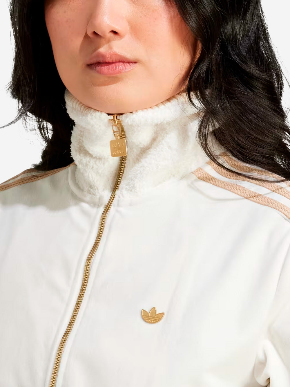 ADIDAS ORIGINALS W Track top in velluto Bianco Urbanstaroma