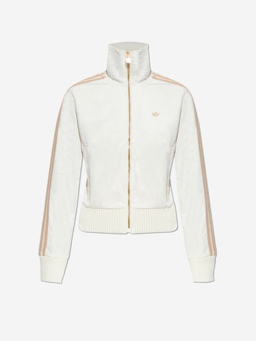 ADIDAS ORIGINALS W Track top in velluto Bianco