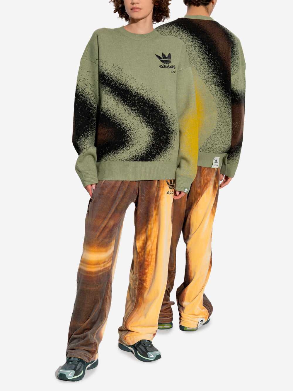 ADIDAS ORIGINALS Maglione girocollo genderless x Song for the Mute Verde Urbanstaroma